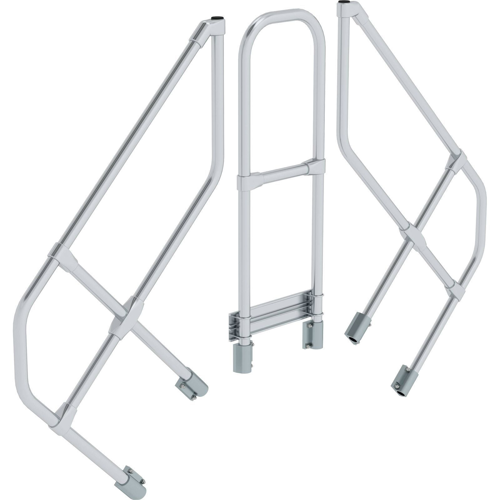 Günzburger Steigtechnik zweiter Handlauf für Überstiege 45°