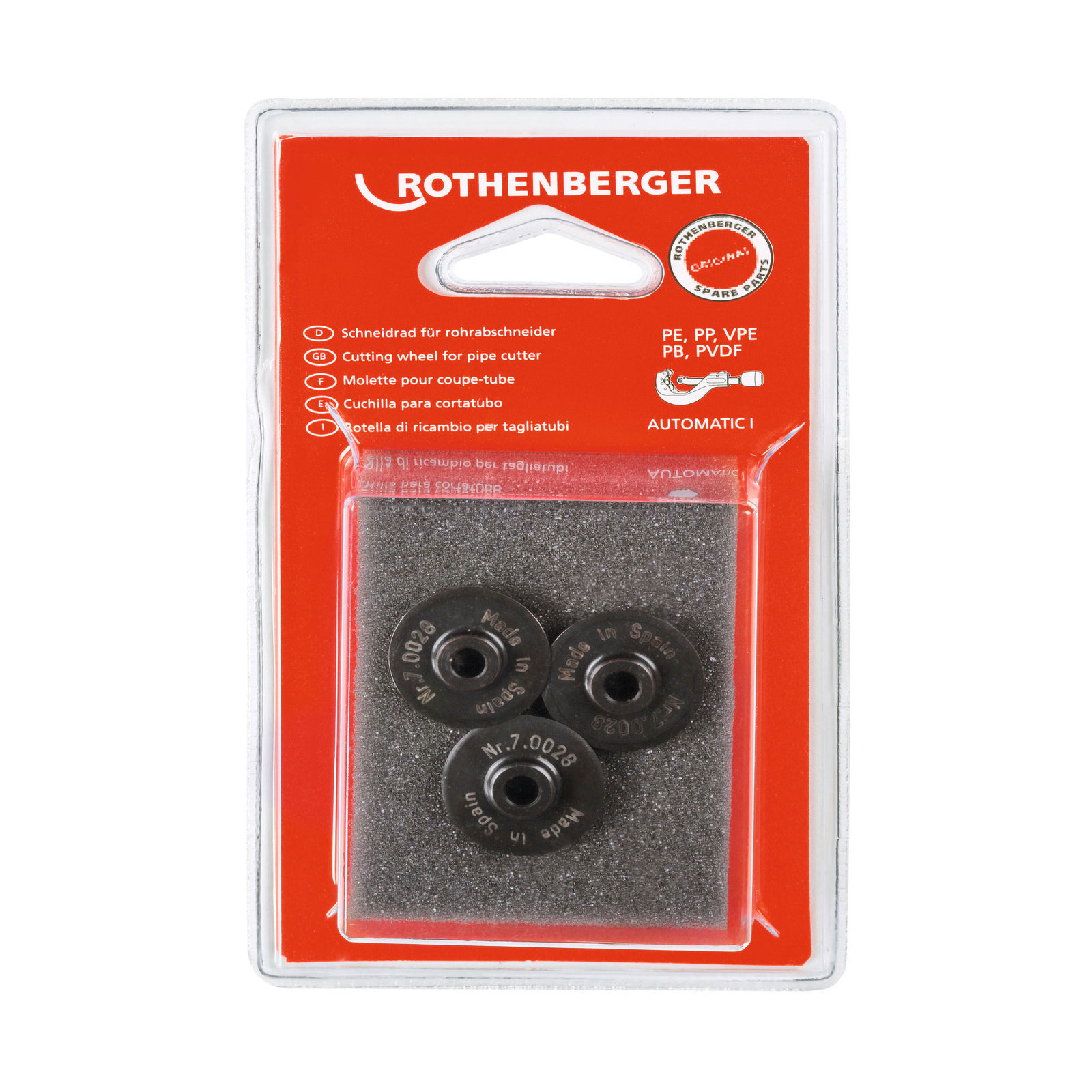 ROTHENBERGER Schneidrad für TC 67 PL, 1St.  - 70028