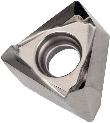 Fräswendeschneidplatte ISO TNGX 100404FR-FA:M0315 D.2,8mm PVD beschichtet Silber