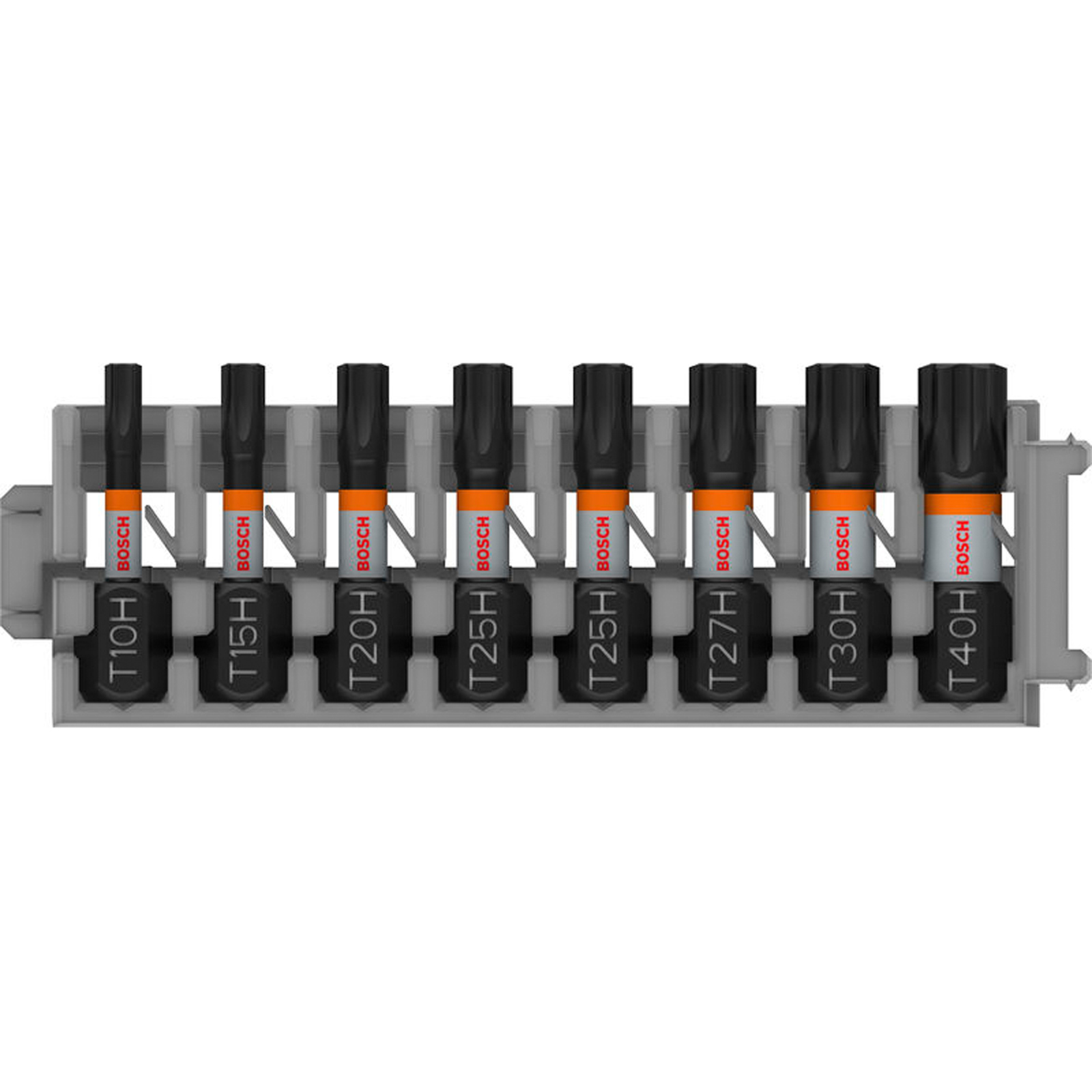 Bosch PRO Torx Security Impact Bit T10H T15H T20H T25H(x2) T27H T30H T40H 25 mm 8-tlg. - 2608521U56