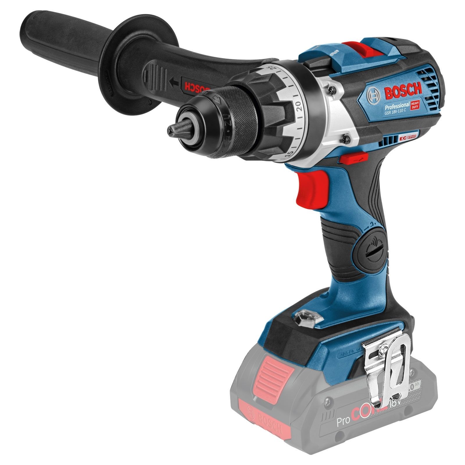 Bosch Akku-Bohrschrauber GSR 18V-110 C  Solo - 06019G0108