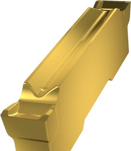 Wendeschneidplatte ISO GL4-D400M02-PR:G8330 Breite 4mm PVD beschichtet Gold