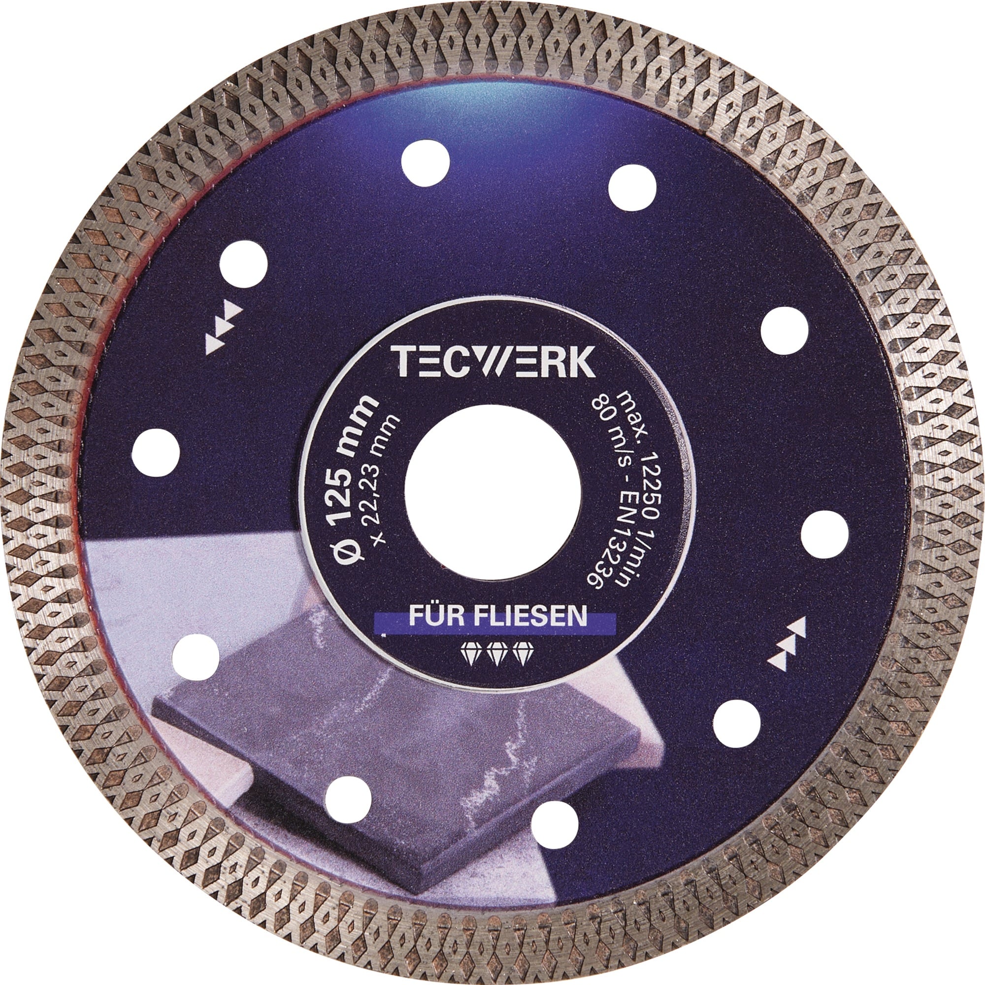 Diamanttrennscheibe FLIESEN PRO X D.115mm Bohr.22,23mm TW