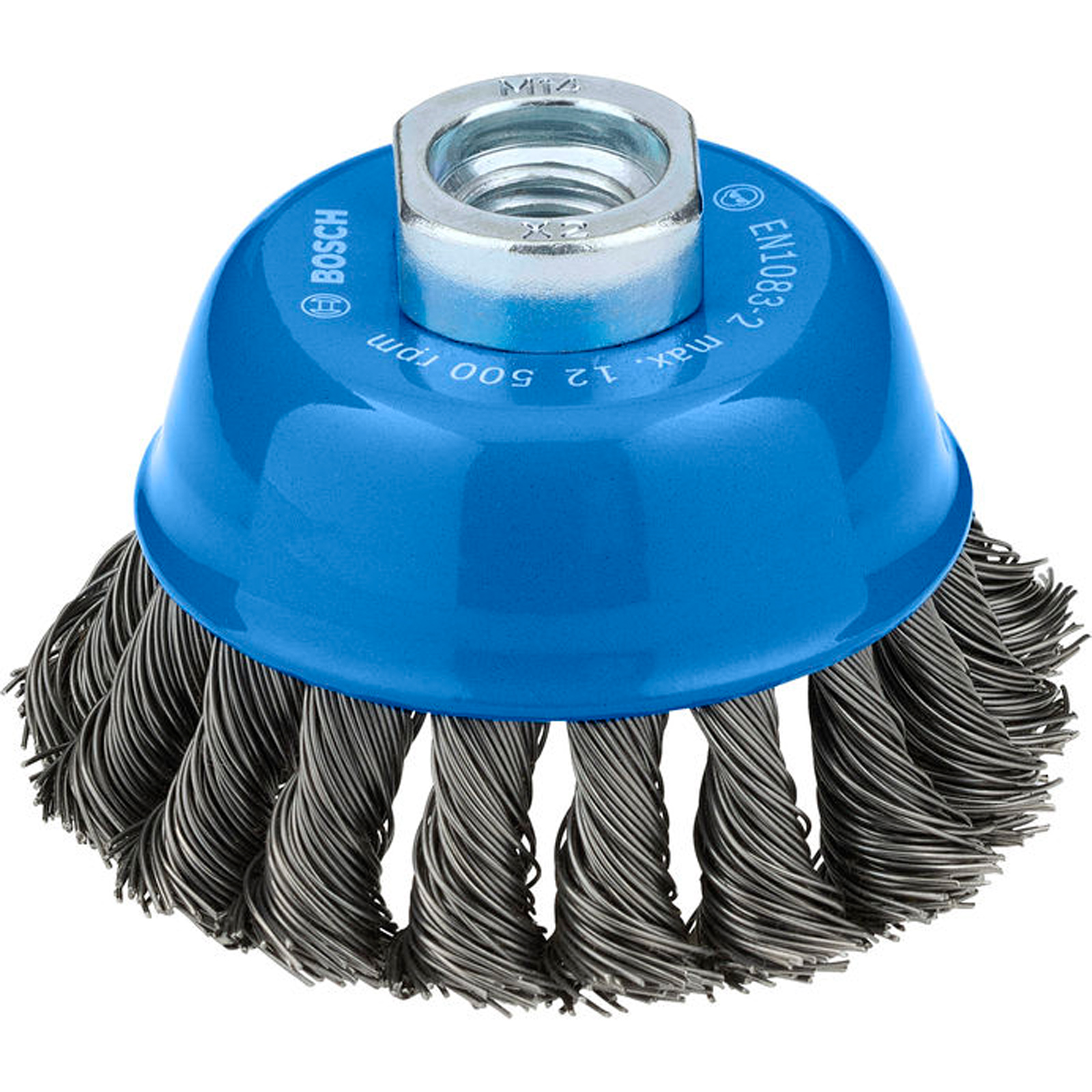 Bosch Metal heavy Topfbürste 75 x 0,5 mm M10, gezopft - 2608620760