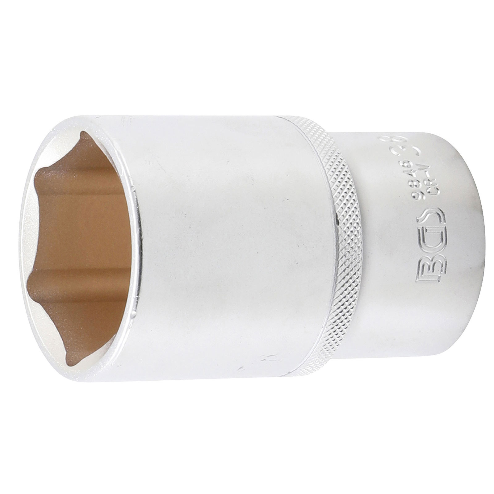 BGS Steckschlüssel-Einsatz Sechskant tief Antrieb Innenvierkant 12,5 mm (1/2") SW 38 mm - 9846