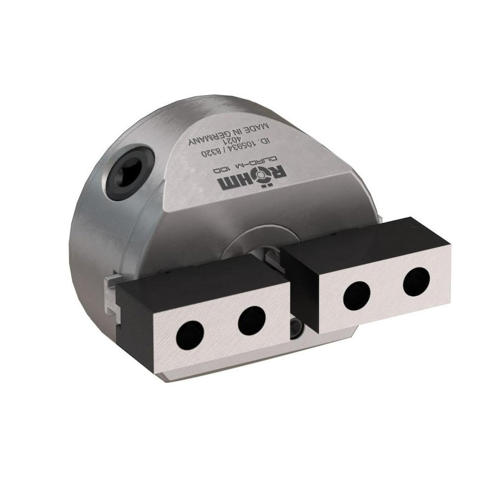 Röhm Planspiralfutter Duro-M 125/2 Zylindrische Aufnahme (DIN 6350 Form A) Grundbacken und ungestufte Aufsatzbacken - 185588