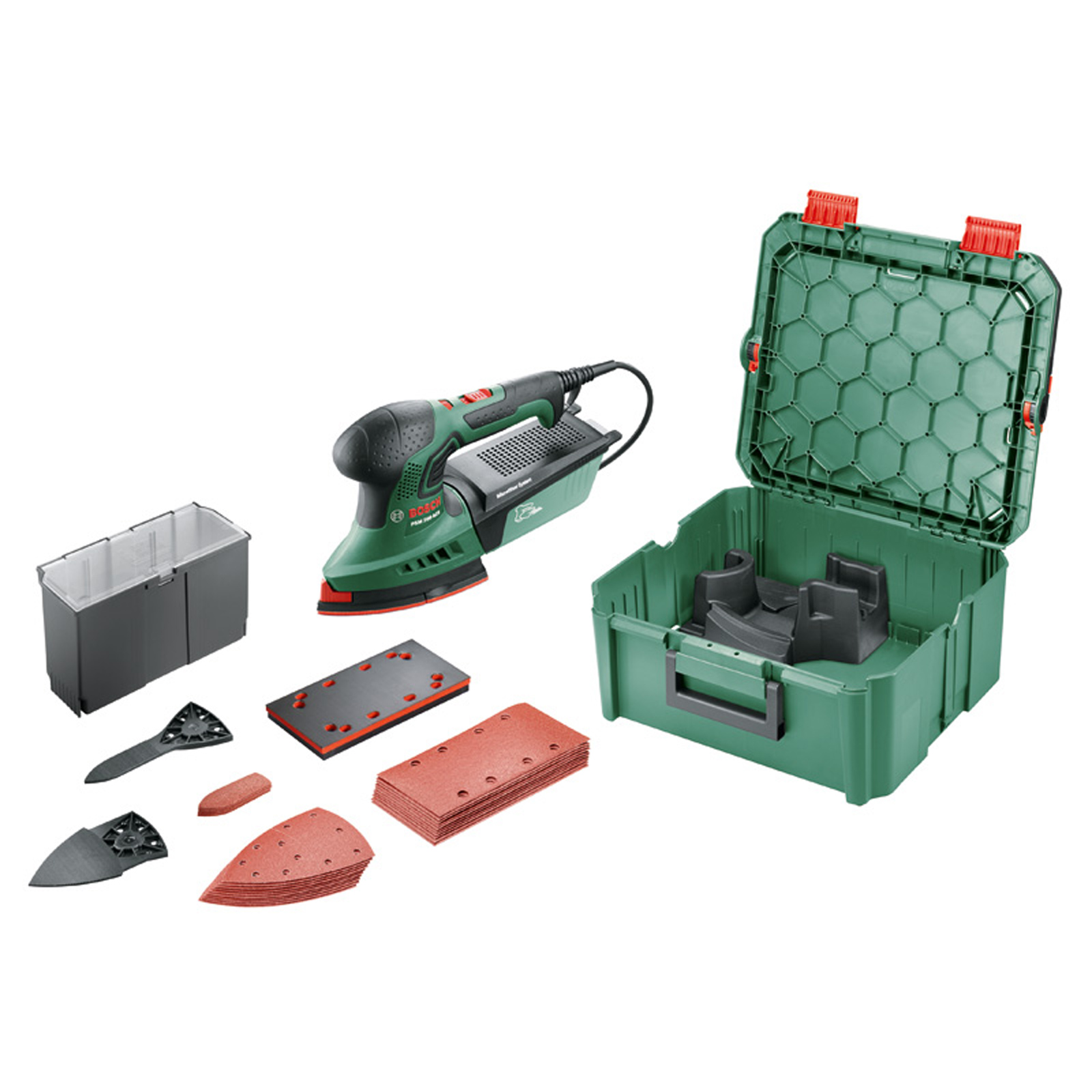 Bosch Multischleifer PSM 200 AES + SystemBox