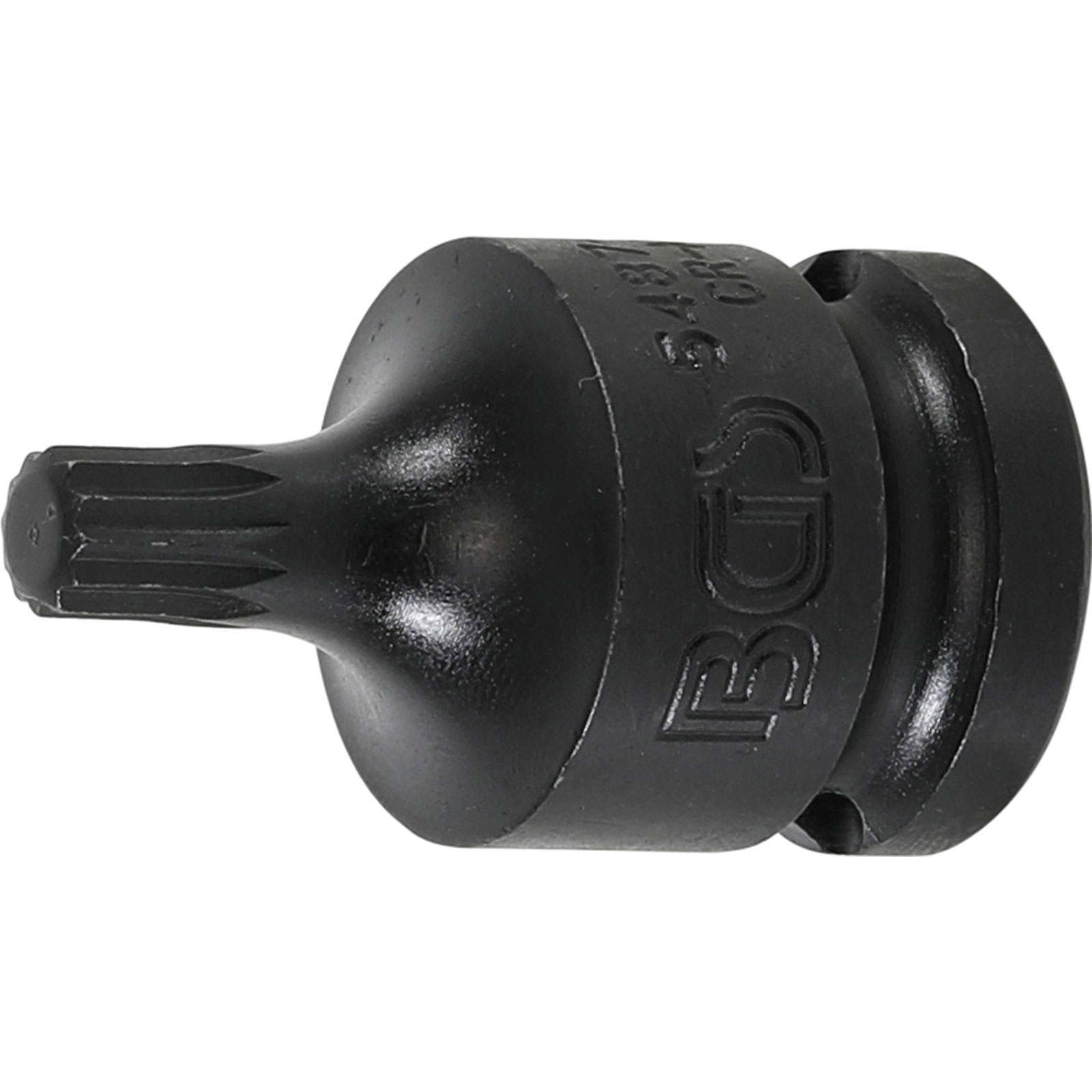 BGS Kraft-Bit-Einsatz Antrieb Innenvierkant 12,5 mm (1/2") Innenvielzahn (für XZN) M8 - 5487-M8