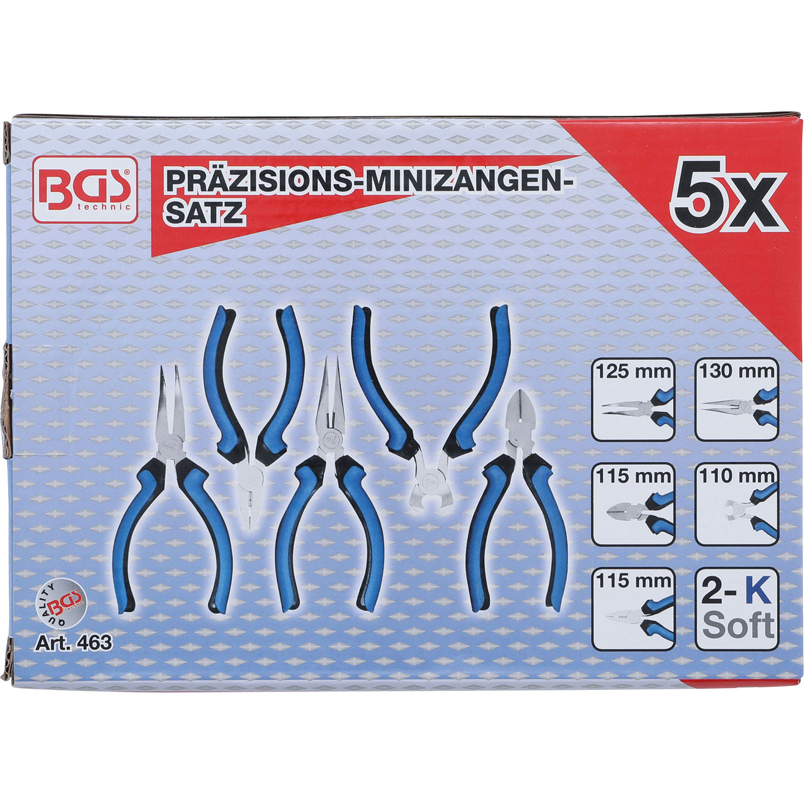 BGS Elektronik-Minizangen-Satz 5tlg. - 463