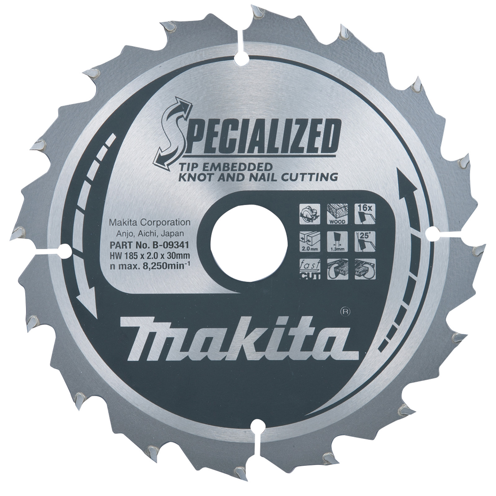 Makita SPECIALIZED Sägeblatt 190x20x40Z - B-42379