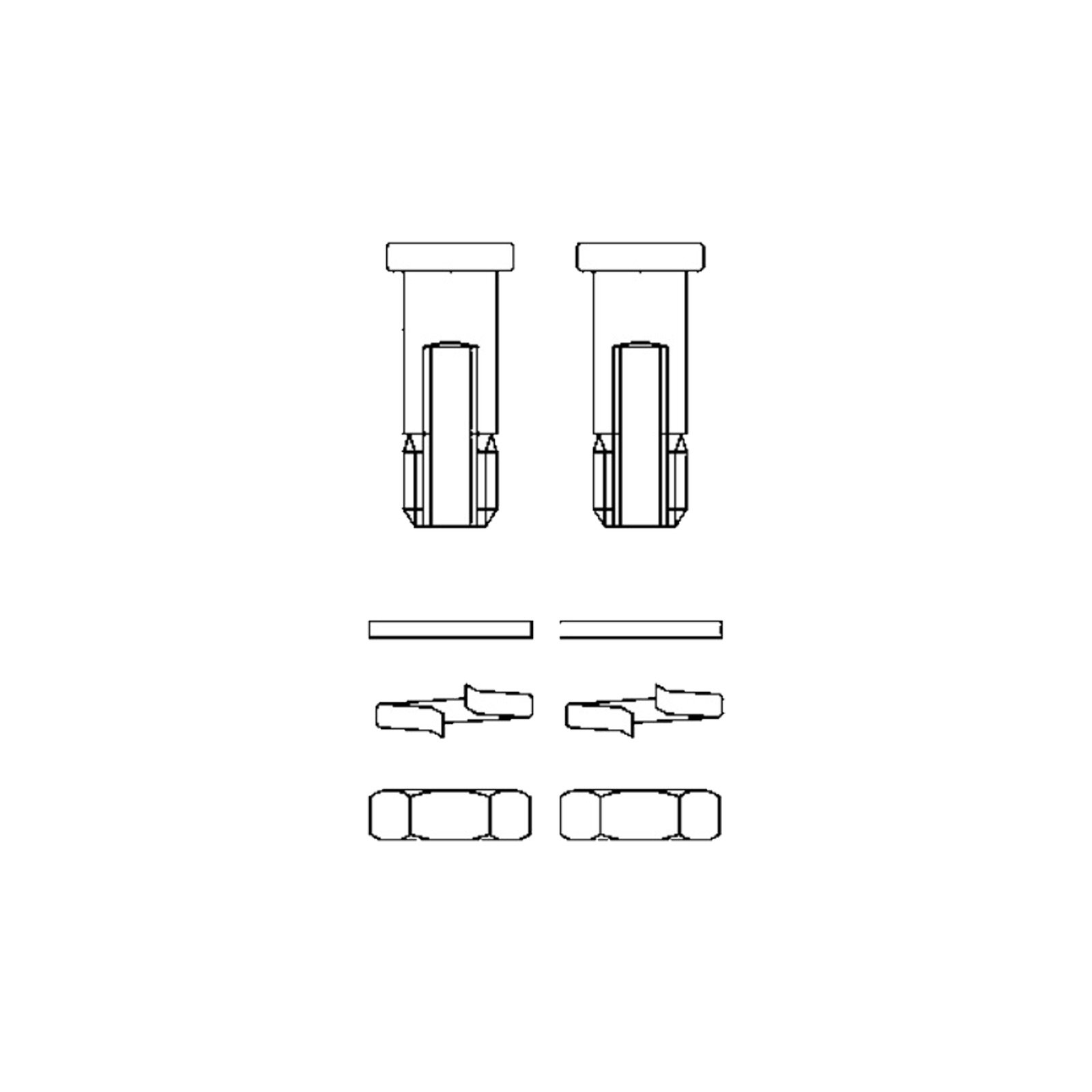 Bessey Reparatur-Set M8x1x22 (Normalblechscheren) - R036