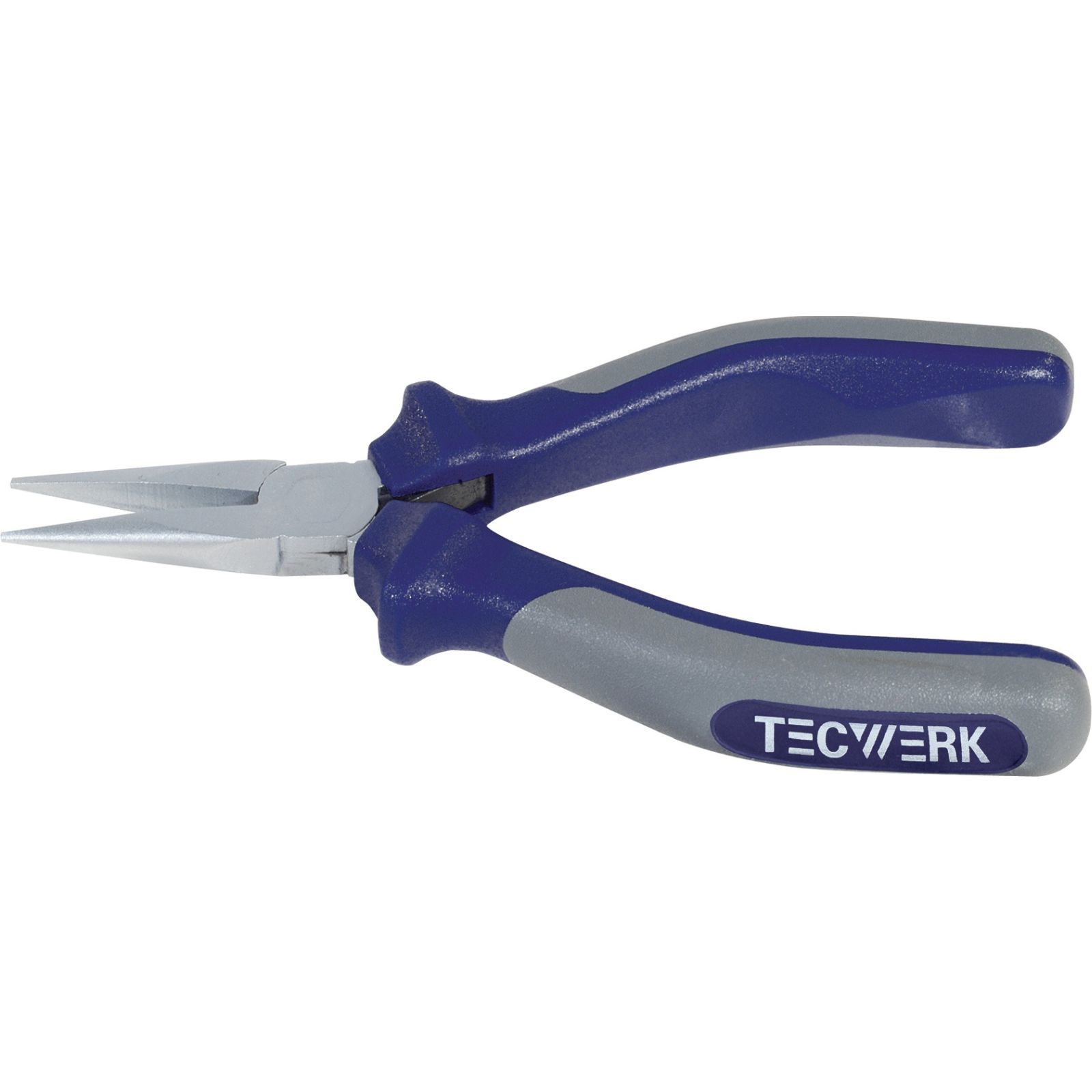 Elektronik-Spitzzange Gesamt-L.130mm ger.geschwärzt Mehrkomp.-Hüllen TECWERK