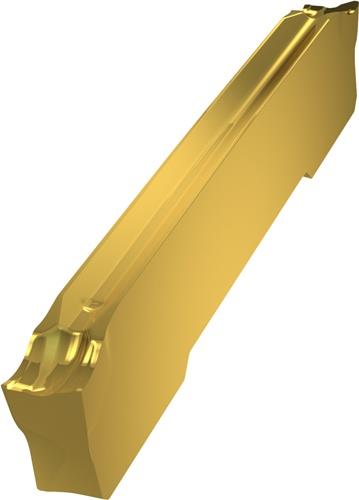 Wendeschneidplatte ISO GL2-D200G02R12-PM:G8330 Breite 2mm PVD beschichtet Gold