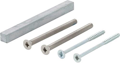 HOPPE Bef-set.Sertos GG-WC 60-65mm M5x75+4,0x70 4-KT.o.+8x100mm - 11509624