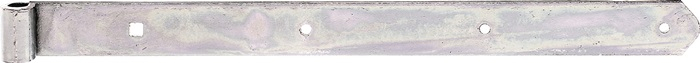 GAH Alberts Ladenband L.500x13x40mm S.5mm STA galv.verz.d.pass.D.13mm rd - 313913