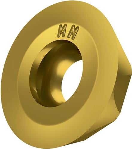 Fräswendeschneidplatte ISO REHT 1604M0SN-M:M8330 D.5,5mm PVD beschichtet Gold