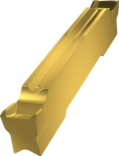 Wendeschneidplatte ISO GL3-D300G02R06-PR:G8330 Breite 3mm PVD beschichtet Gold