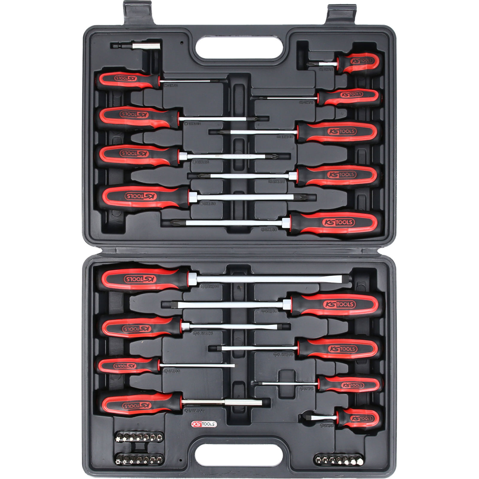 KS TOOLS ERGOTORQUEplus Schraubendreher- und Bit-Satz 39tlg. - 159.0100