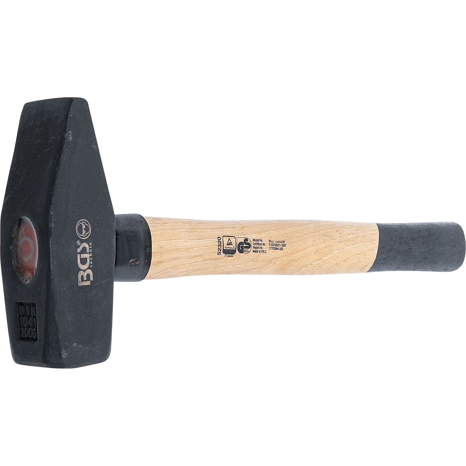 BGS Schlosserhammer Hickory-Stiel DIN 1041 2.000 g - 52320