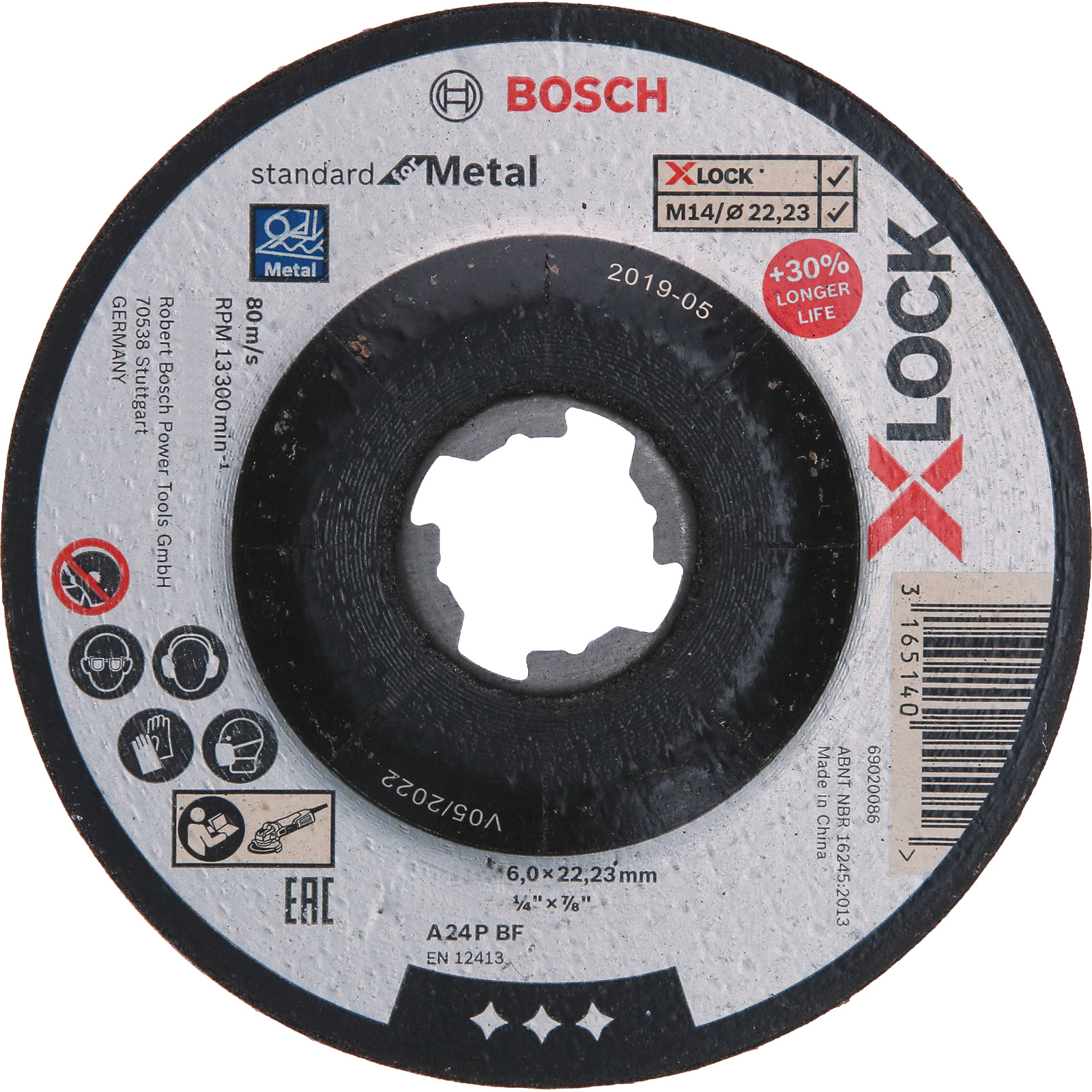 Bosch X-LOCK Schruppscheibe Standard for Metal gekröpft