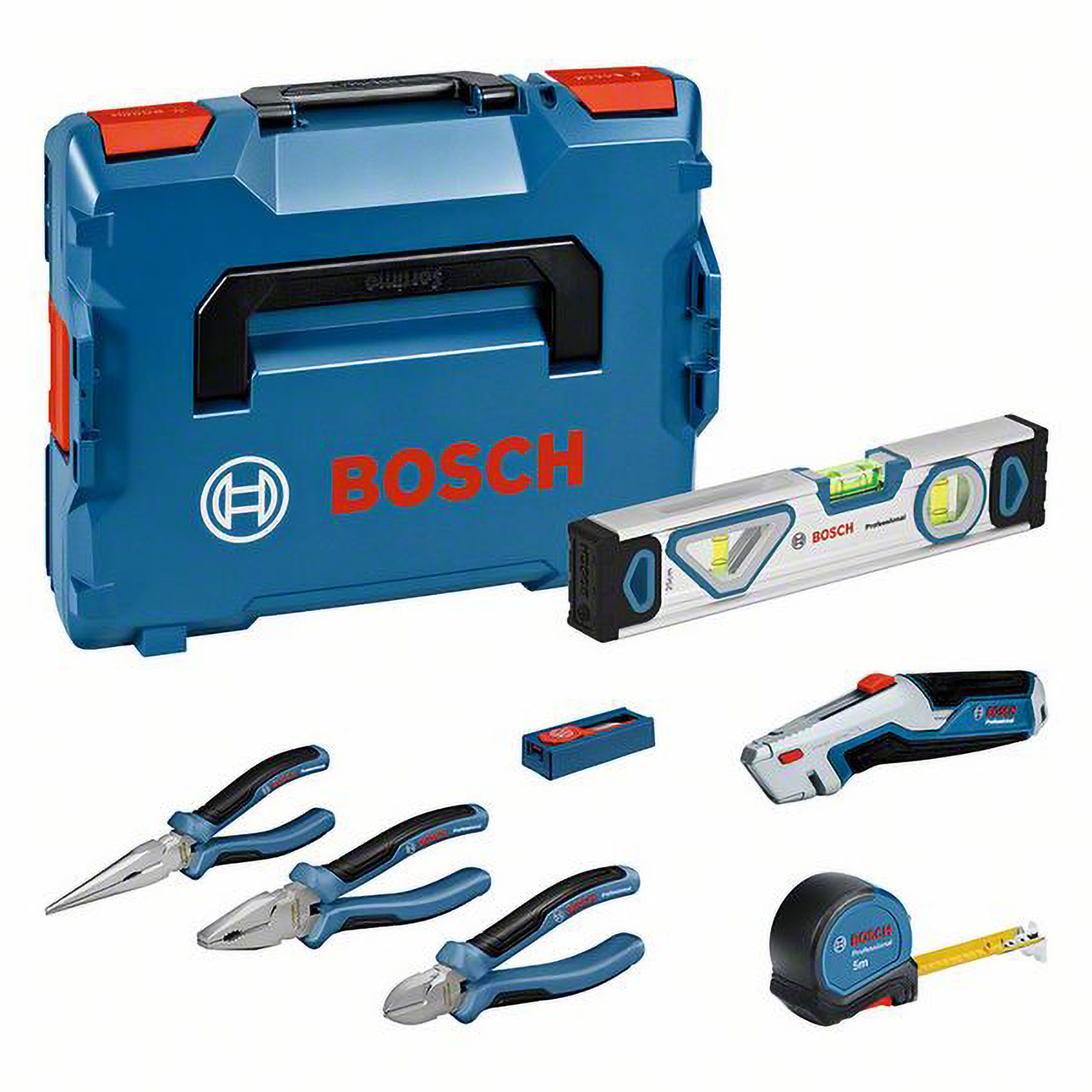 Bosch Combo Kit mit Zangen und verschiedenen Handwerkzeugen 16tlg. - 0615990N2S