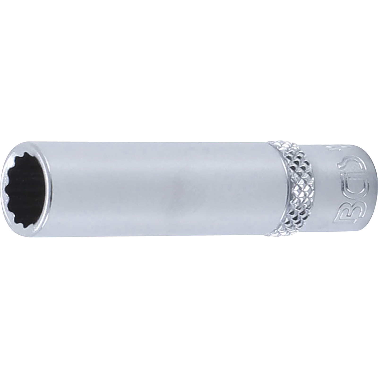 BGS Steckschlüssel-Einsatz Zwölfkant tief Antrieb Innenvierkant 6,3 mm (1/4") SW 8 mm - 10708