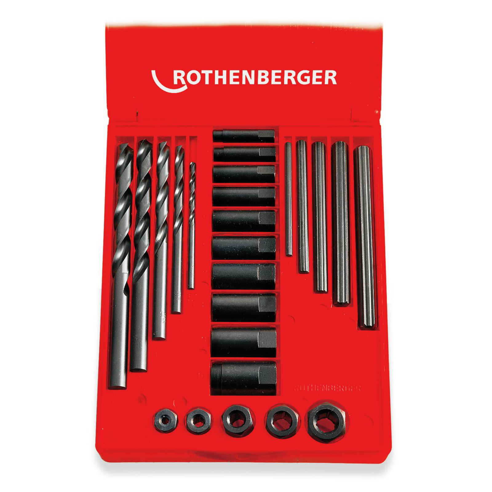 ROTHENBERGER Gewinde-Ausdreh-Set, Gr.2, M5-M16, 25-teilig - 71311