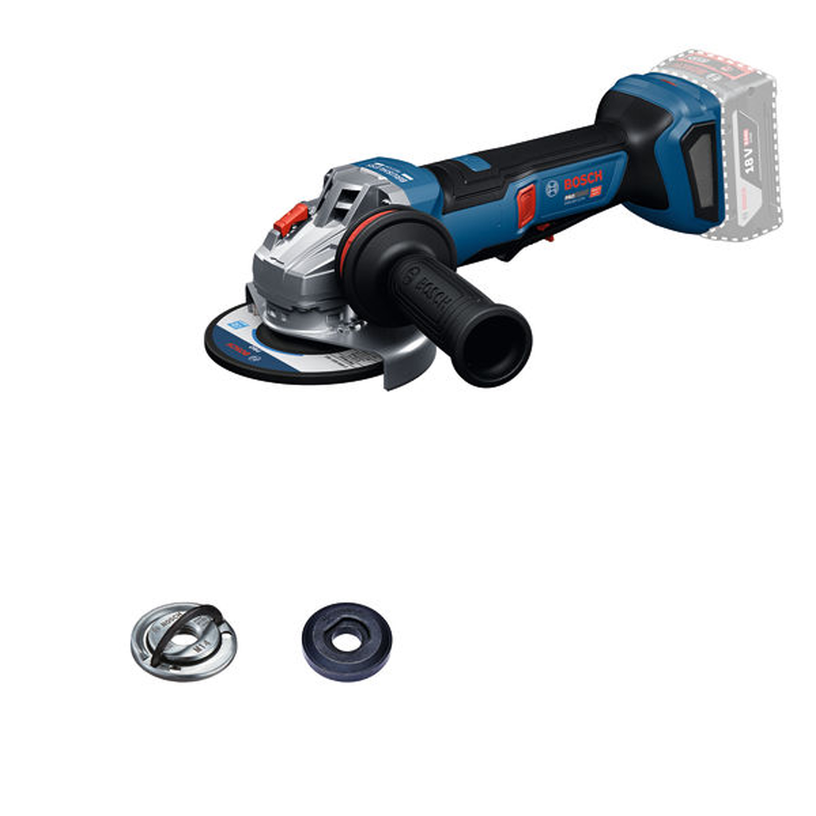 Bosch Akku-Winkelschleifer GWS18V-11PS Solo - 06019N4300
