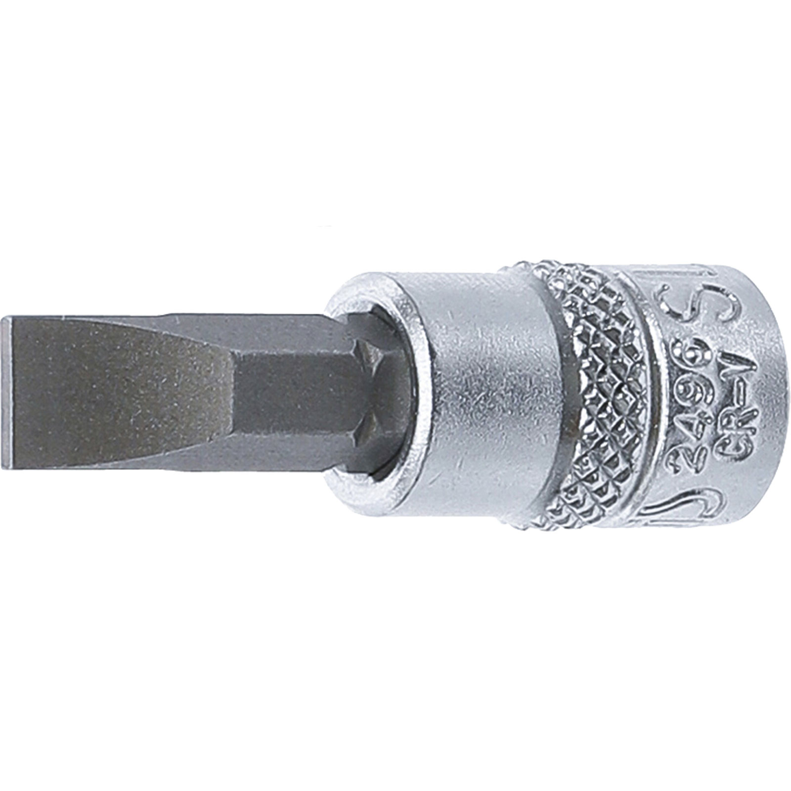 BGS Bit-Einsatz Antrieb Innenvierkant 6,3 mm (1/4") Schlitz 7 mm - 2496