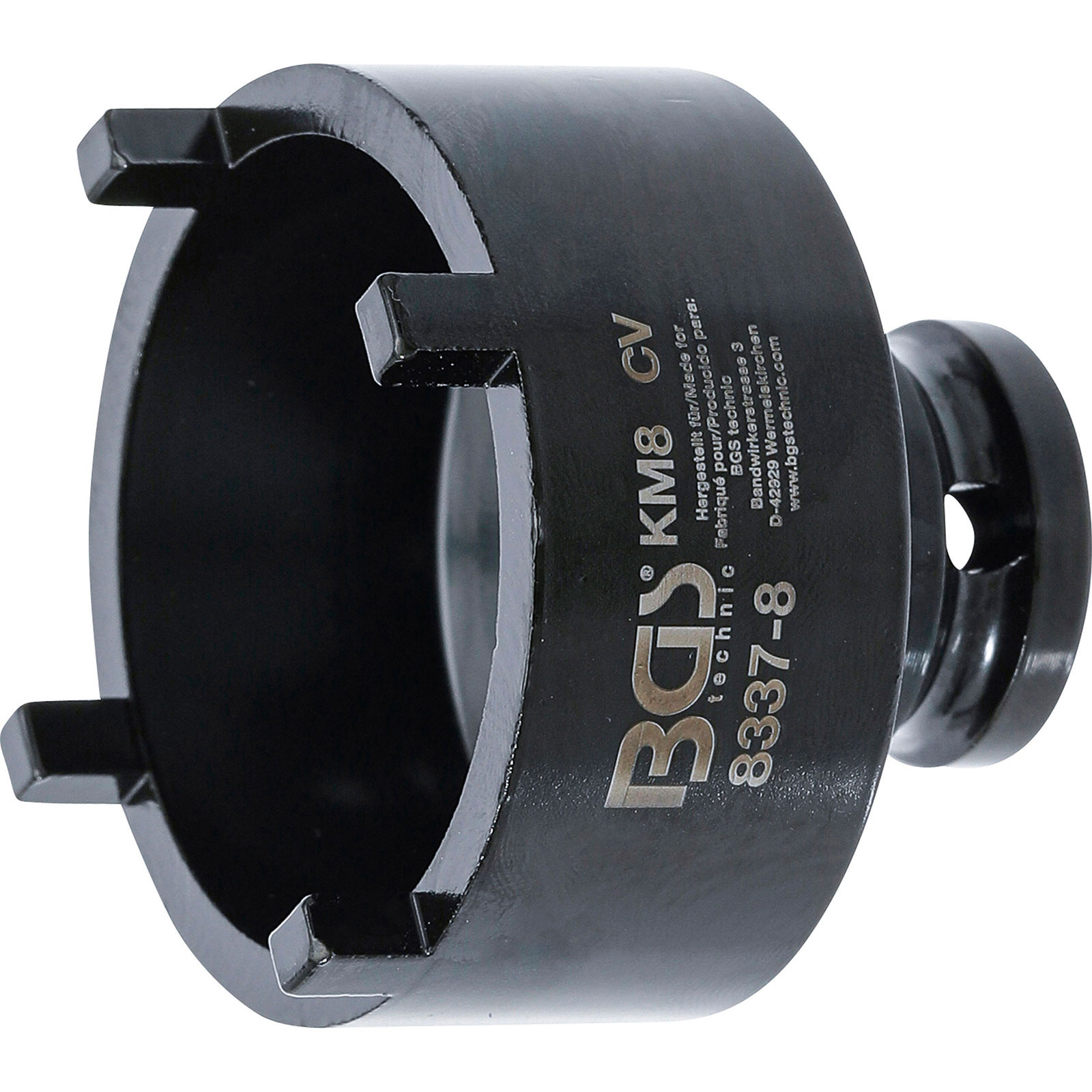 BGS Nutmutternschlüssel Zapfen außen liegend KM8 - 8337-8