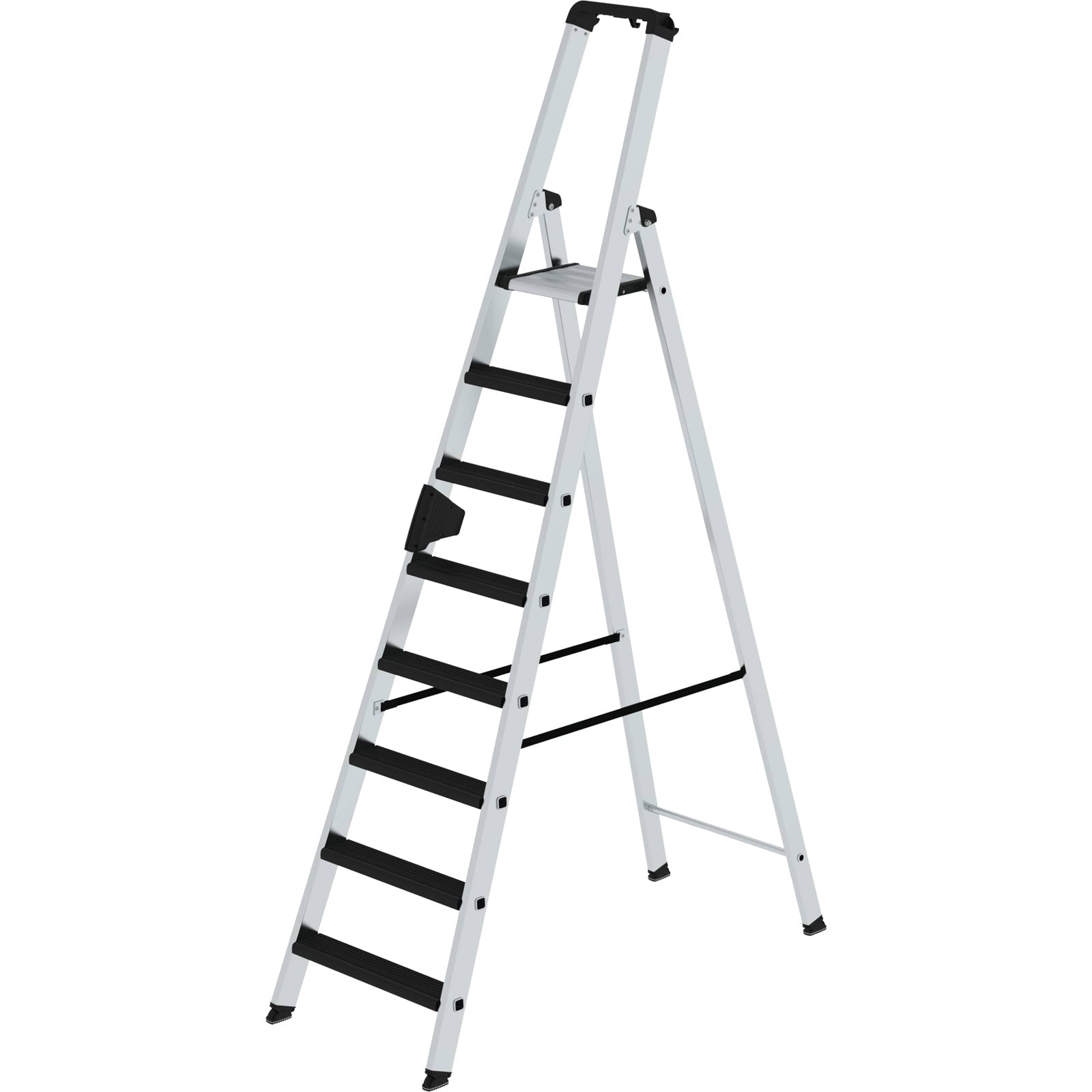 Günzburger Steigtechnik Stufen-Stehleiter einseitig begehbar mit clip-step relax 9 Stufen - 042109