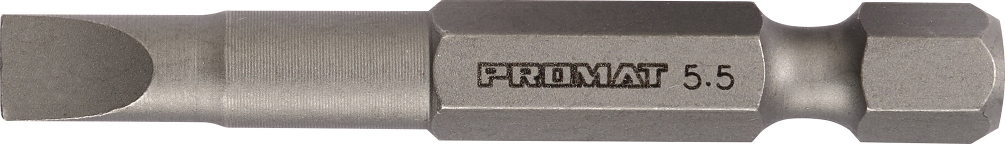Bit f.Schlitzschrauben 4,5mm L.50mm 1/4 Zoll E6,3 Schneidenstärke 0,6mm TECWERK