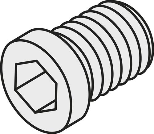 Hohlschraube ISO DVT 0332 f. Unterlegscheibe Bruttogewicht 0,6g PRAMET