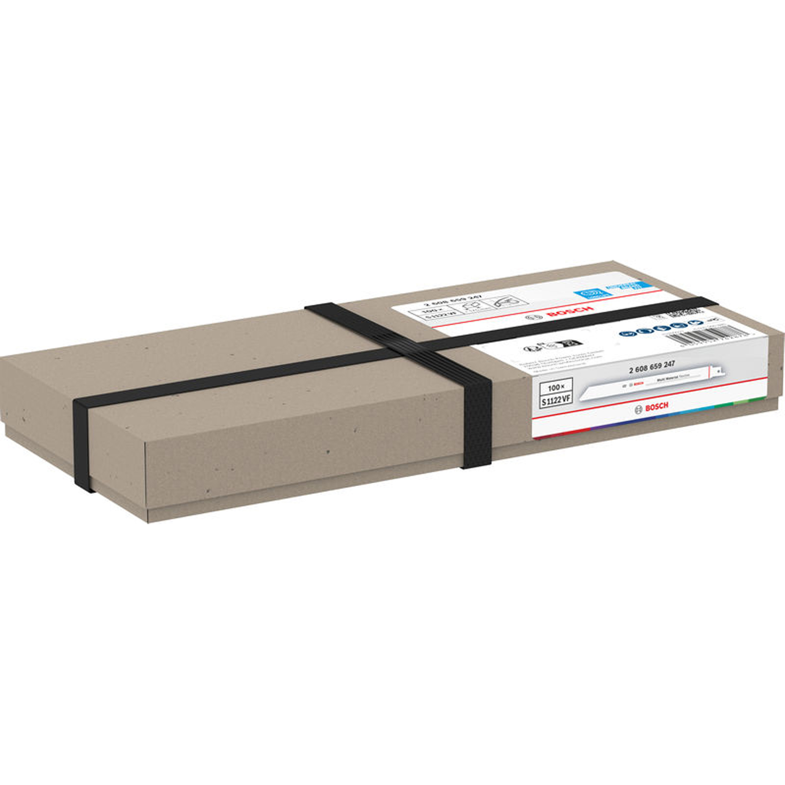 Bosch Multi Material flexibles S1122VF Säbelsägeblatt 0,9 x 19 x 225 mm 100-tlg - 2608659247