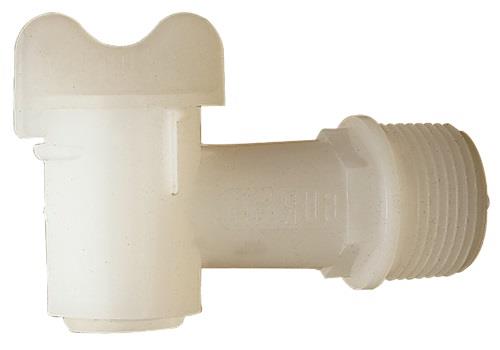 Fasshahn Kunststoff weiß - 2-00001-0001