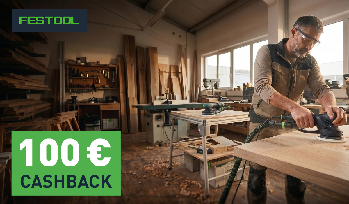 Festool 100€ Cashback