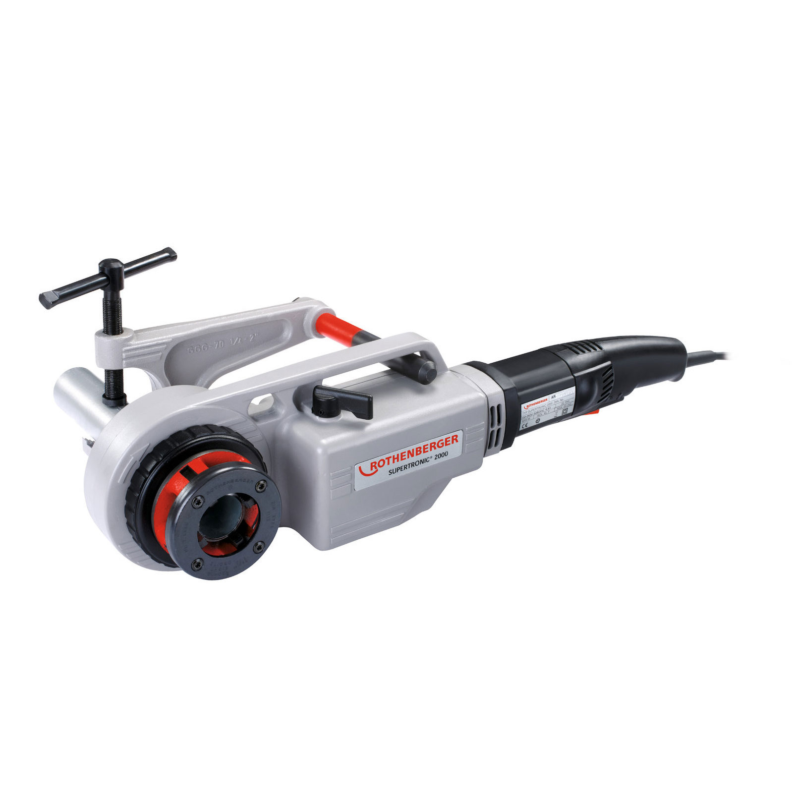 ROTHENBERGER SUPERTRONIC 2000 Gewindeschneidkluppe, 230V, Grundgerät  - 71250
