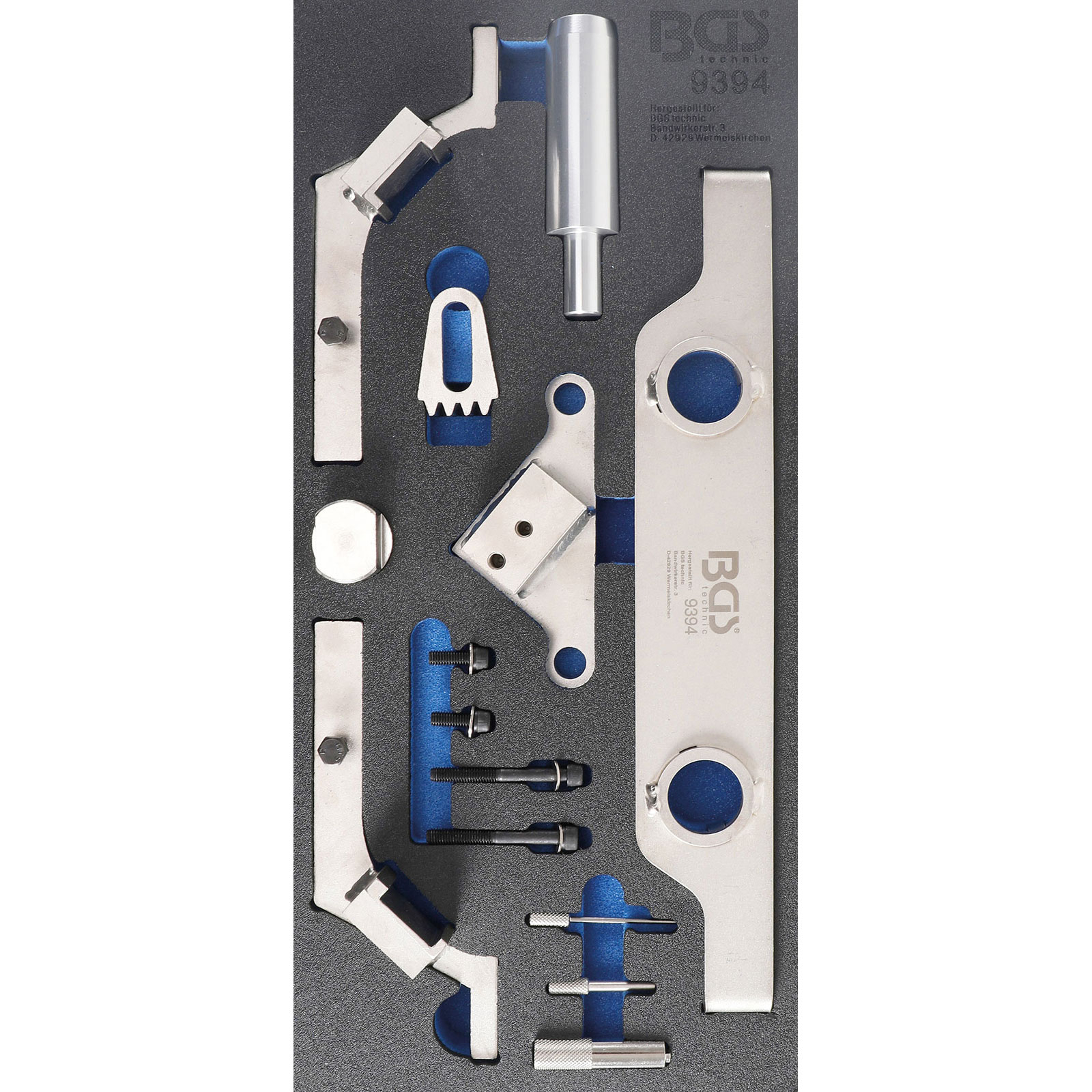 BGS Werkstattwageneinlage 1/3: Motor-Einstellwerkzeug-Satz für Opel / Saab / Chevrolet 2.0l / 2.4l - 9394