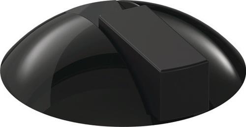 HEWI Bodentürpuffer 625 90 D.85mm H.22,5mm Ku.90 tiefschwarz Dübelmontage - 625 90