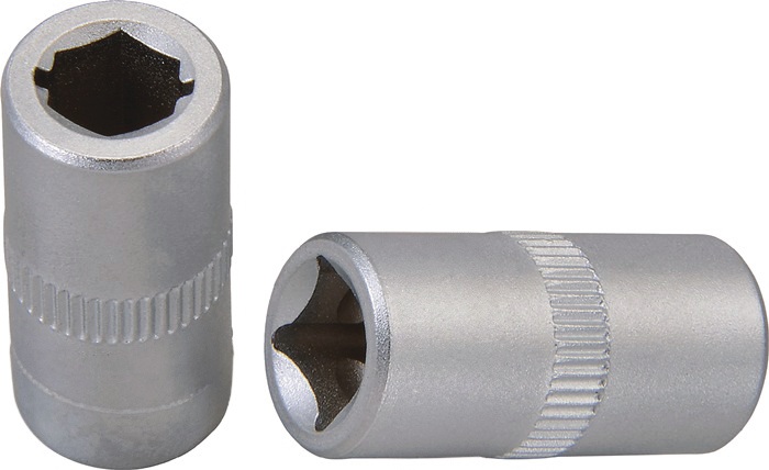 Adapter Antriebs-4-KT.1/4 Zoll Antriebs-6-KT.1/4 Zoll L.25mm TECWERK