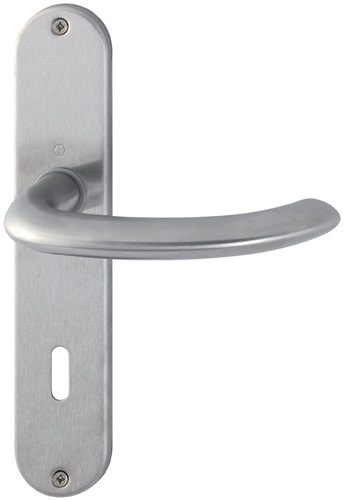 HOPPE Langschildgarnitur Mar.E1138Z/302 VA F69 OB 72mm DIN L/R - 3042513