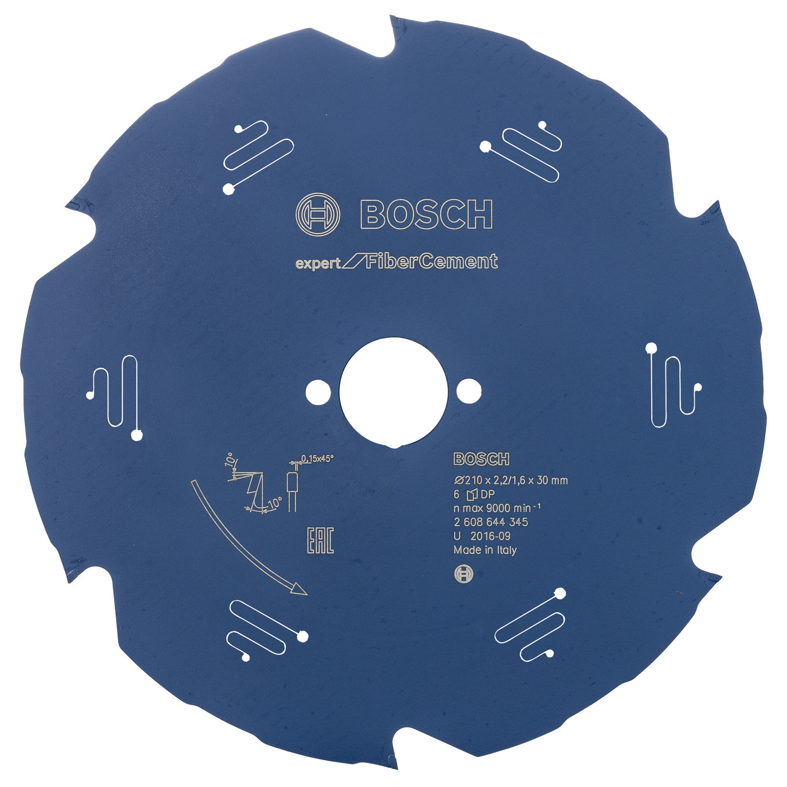 Bosch Kreissägeblatt Expert for Fibre Cement für Handkreissägen 210 x 30 x 2,2 mm 6 - 2608644345