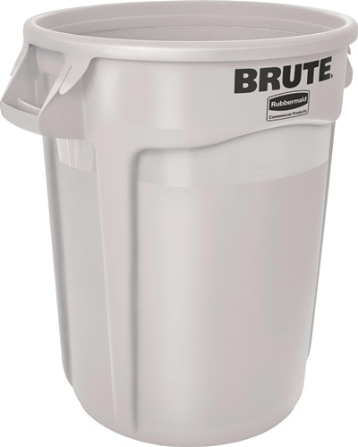RUBBERMAID Mehrzwecktonne weiß 121l PE Außen-Ø560xH692mm - FG263200WHT