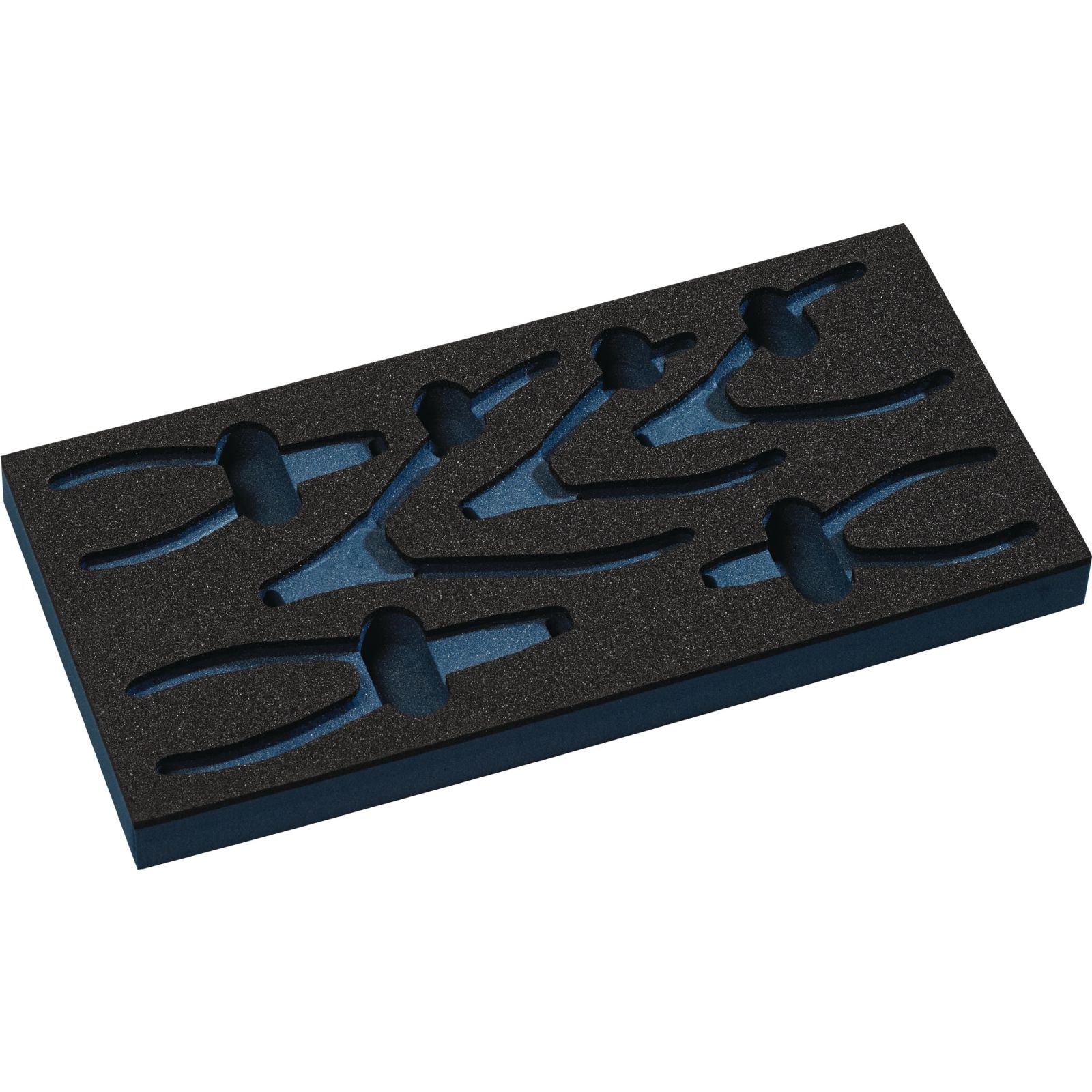 Werkzeugmodul Leereinlage 1/3-Modul 2000 871 242 6-tlg.TECWERK