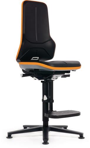 interstuhl Arbeitsdrehstuhl Neon Bodengleiter + Aufstiegshilfe - 9561-9999-3278