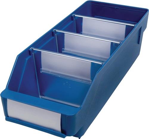 Regalkasten L300 x B120 x H95 mm blau PP - 510102