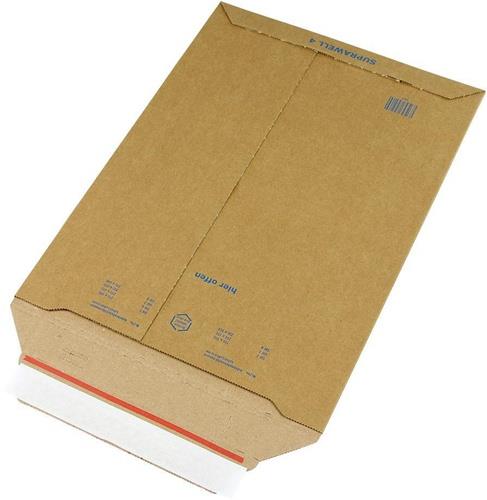 Versandtasche Suprawell Maße 250x353mm C4 Wellpappe braun SK TRANSPAK