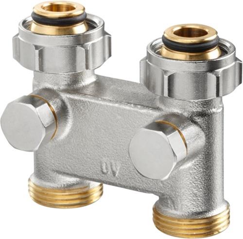 OV Umlenkstück m Absperr. Durchg 50mm 3/4Z ÜMx3/4Z AG