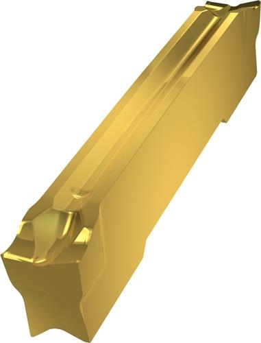 Wendeschneidplatte ISO GL3-D300G02R06-PM:G8330 Breite 3mm PVD beschichtet Gold