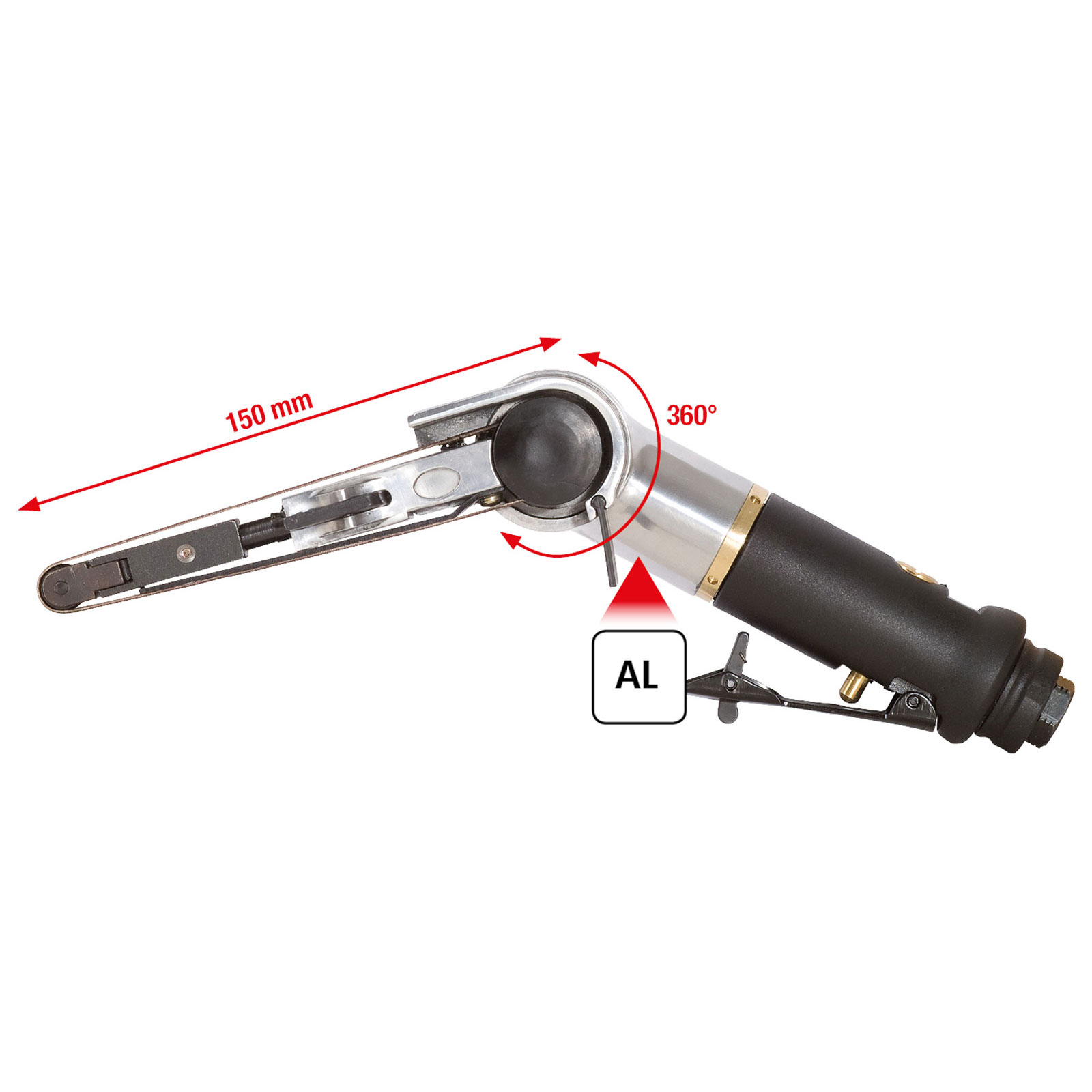 KS TOOLS Druckluft-Bandschleifer 150 mm - 515.3549